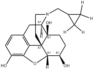 6a-Naltrexol-d4 结构式