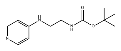 tert-Butyl (2-(pyridin-4-ylamino)ethyl)carbamate 结构式