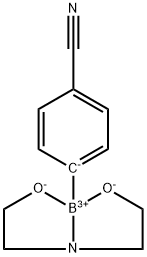 4-(1,3,6,2-Dioxazaborocan-2-yl)benzonitrile 结构式