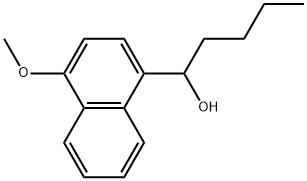 α-Butyl-4-methoxy-1-naphthalenemethanol 结构式