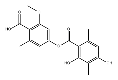 2'-O-Methylnorobtusatic acid 结构式
