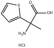 2-amino-2-(thiophen-2-yl)propanoicacid hydrochloride 结构式