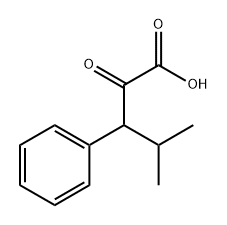 4-甲基-2-氧代-3-苯基戊酸 结构式