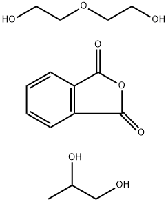 1,3-Isobenzofurandione, polymer with 2,2'-oxybis[ethanol] and 1,2-propanediol 结构式