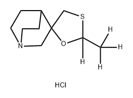西维美林-D4盐酸盐 结构式