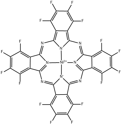全氟酞菁镍(II) 结构式