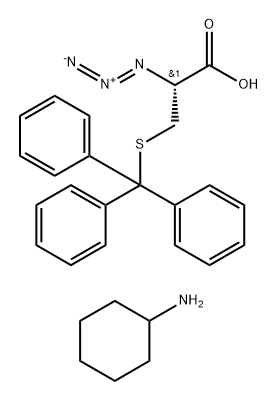 S-Trityl-L-azidocysteine CHA salt 结构式
