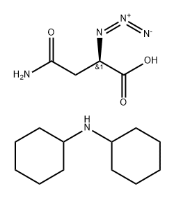D-azidoasparagine DCHA salt 结构式