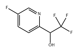 2,2,2-三氟-1-(5-氟吡啶-2-基)乙醇 结构式