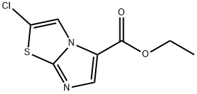 ethyl 2-chloroimidazo[2,1-b]thiazole-5-carboxylate 结构式