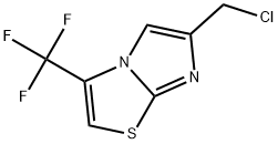 6-(chloromethyl)-3-(trifluoromethyl)imidazo[2,1-b]thiazole 结构式