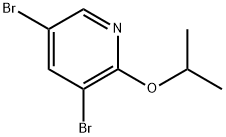 3,5-Dibromo-2-isopropyloxypyridine 结构式