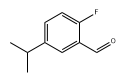 2-氟-5-异丙基苯甲醛 结构式
