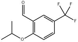 2-isopropoxy-5-(trifluoromethyl)benzaldehyde 结构式