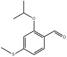 2-isopropoxy-4-(methylthio)benzaldehyde 结构式
