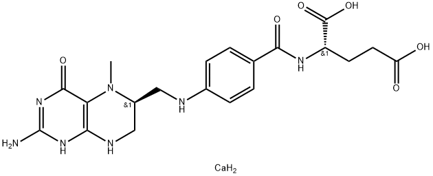 CALCIUML-METHYLFOLATE 结构式