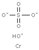 BASIC CHROMIUM SULPHATE 结构式