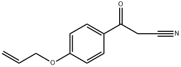 Benzenepropanenitrile, β-oxo-4-(2-propen-1-yloxy)- 结构式