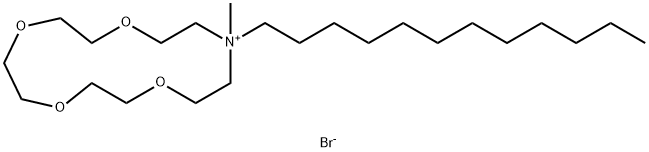 N-dodecyl-N-methylmonoazonium 15-crown 结构式