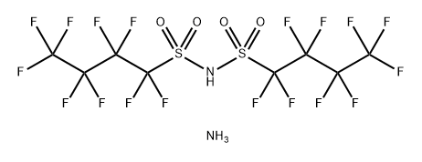 1-BUTANESULFONAMIDE, 1,1,2,2,3,3,4,4,4-NONAFLUORO-N-[(1,1,2,2,3,3,4,4,4-NONAFLUOROBUTYL)SULFONYL]-, 结构式