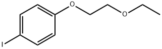 1-(2-乙氧基乙氧基)-4-碘苯 结构式