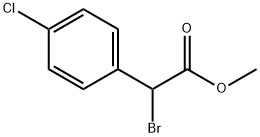 Α-溴-4-氯苯乙酸甲酯 结构式