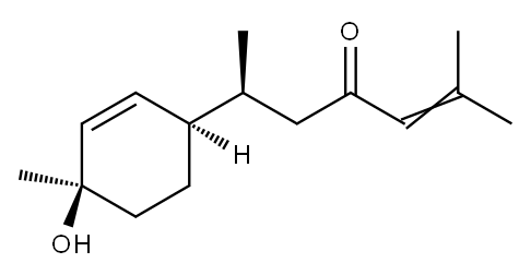 3-Hydroxybisabola-1,10-dien-9-one 结构式