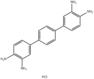 1,1':4',1"-TERPHENYL-3,3",4,4"-TETRAMINE TETRAHYDROCHLORIDE 结构式