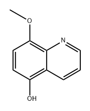 8-甲氧基喹啉-5-醇 结构式