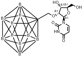 2'-O-(carboran-1-ylmethyl)uridine 结构式