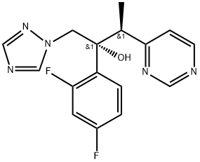 伏立康唑杂质B 结构式