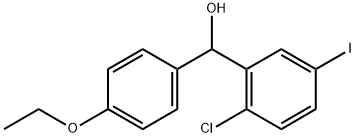 (2-chloro-5-iodophenyl)(4-ethoxyphenyl)methanol(WX180136) 结构式