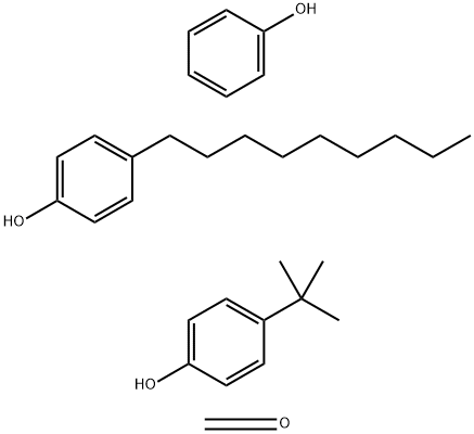 Formaldehyde, polymer with 4-(1,1-dimethylethyl)phenol, 4-nonylphenol and phenol 结构式
