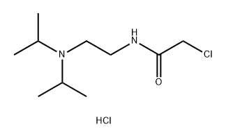 Acetamide, N-[2-[bis(1-methylethyl)amino]ethyl]-2-chloro-, hydrochloride (1:1) 结构式