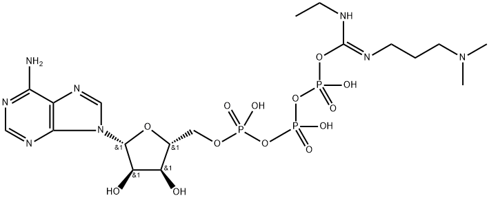 adenosine triphosphate-1-ethyl-3-(3-(dimethylamino)propyl)carbodiimide 结构式
