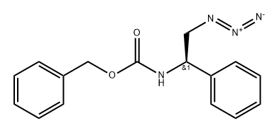 Carbamic acid, (2-azido-1-phenylethyl)-, phenylmethyl ester, (R)- (9CI) 结构式
