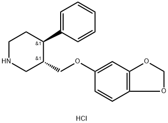 帕罗西汀杂质A盐酸盐 结构式