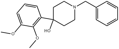 4-(2,3-Dimethoxyphenyl)-1-(phenylmethyl)-4-piperidinol 结构式