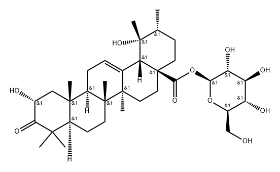 POTENTILLANOSIDE A 结构式