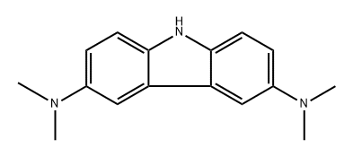 9H-CARBAZOLE-3,6-DIAMINE, N3,N3,N6,N6-TETRAMETHYL-, RADICAL ION(1+) 结构式