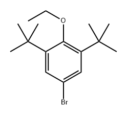 5-bromo-1,3-di-tert-butyl-2-ethoxybenzene 结构式