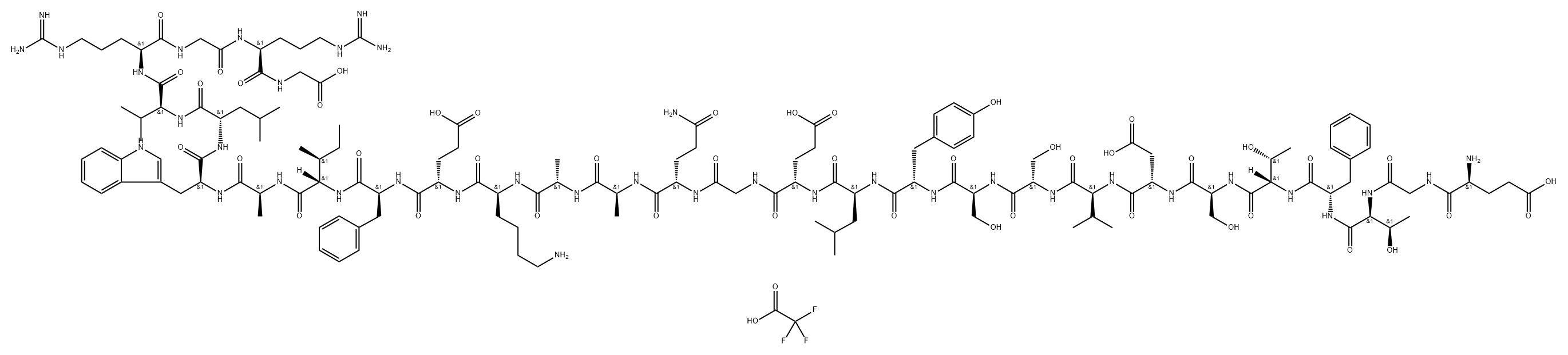 索马鲁肽中间体30肽 结构式