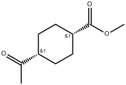 METHYL CIS-4-ACETYLCYCLOHEXANECARBOXYLATE 结构式