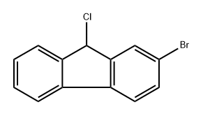 2-溴-9-氯芴 结构式