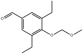 Benzaldehyde, 3,5-diethyl-4-(methoxymethoxy)- 结构式