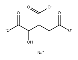 Dl-isocitric acid trisodium salt hydrate 结构式