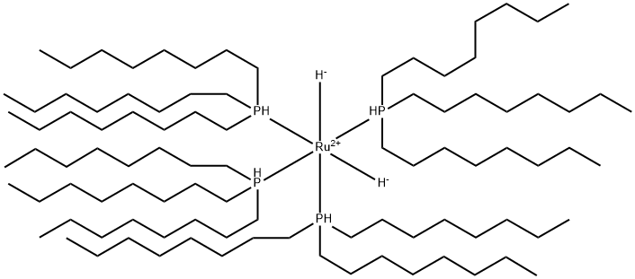 二氢四(三辛基膦)钌 结构式