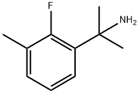 2-(2-氟-3-甲基苯基)-2-丙胺 结构式