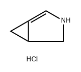 3-Azabicyclo[3.1.0]hex-1-ene, hydrochloride (1:1) 结构式
