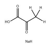 丙酮酸钠 结构式